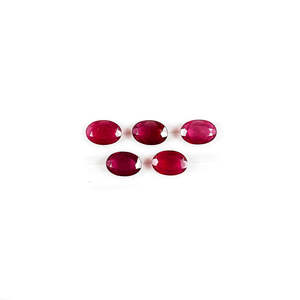 Rubis naturels de Bangkok, ovales calibrés 8x11mm, qualité supérieure, pierre précieuse en cristal rouge rose, taille coussin, traitement thermique, taille personnalisable - Product Image 3