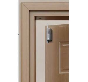 Cerradura de Tope de puerta digital duradera de diseño moderno hecha de zinc para instalación de montaje en suelo de hoteles y escuelas - Product Image 2