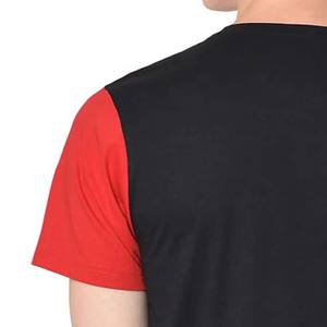 เสื้อยืดคอกลมแขนสั้นสำหรับผู้ชายเสื้อกีฬาคอกลมสีตัดกันระบายอากาศผ้าฝ้ายลำลองสำหรับฤดูร้อน2025 - Product Image 5