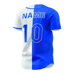 Maillots de baseball personnalisés avec surpiqûres, haute qualité, vente en gros, uniformes de softball pour adultes, taille plus, respirant, séchage rapide - Product Image 5