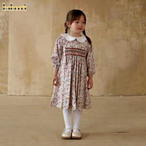 Ropa Modest Islámica de Manga Corta con Estampado Floral Ecológico, Bordado a Mano, Otoño, Venta al por Mayor, ODM OEM - DR4465 - Product Image 3