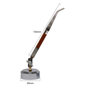 Pince à épiler en céramique durable Isolation à souder électronique Pointe droite Mandrin de précision inversé Coude pointu Pince à épiler antistatique - Product Image 5