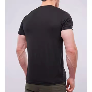 T-shirts de gymnastique surdimensionnés pour hommes de la meilleure qualité T-shirt respirant en relief pour hommes Créez votre propre style avec logo et design personnalisés - Product Image 3