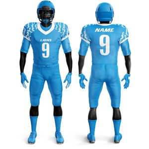 Calidad Premium 2025 Equipo personalizado Jugador de fútbol Tackle Twill Fútbol americano Sublimación Jerseys Conjunto de uniformes - Product Image 4