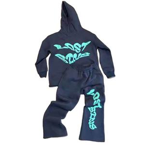 Pantalones Deportivos Holgados y Transpirables de Invierno, Personalizados, con Estampado Personalizado, 100% Algodón, Felpa, Conjuntos Deportivos para Hombre - Product Image 1