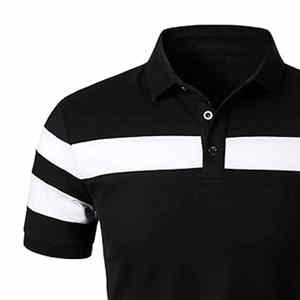 Polos respirants pour hommes à séchage rapide Logo personnalisé imprimé Conception personnalisée Polos pour hommes à manches courtes élégants pour vêtements de sport - Product Image 6