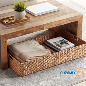 Juego de bandejas de almacenamiento para servir jacinto de agua de bambú con diseño de la mejor opción, buen precio, decoración para restaurante, alfombrilla, mesa al por mayor - Product Image 4