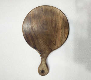 Tabla de cortar de madera de mango cortada a mano/decoración artesanal - Product Image 6
