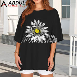 Camiseta Holgada de Gran Tamaño para Mujer, Camiseta Informal de Algodón Cómoda, Ropa de Calle de Moda, Camiseta Holgada de Gran Tamaño para Mujer - Product Image 2