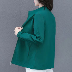 Womens <b>Lightweight</b> Breathable <b>Summer</b> <b>Jacket</b> - 100% Polyester Solid Color High Quality for Outdoor Activities High Quality <b>Jacket</b> - Product Image 2