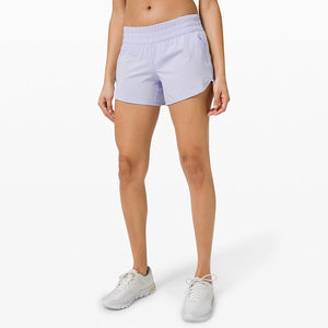 Pantalones cortos atléticos impermeables de secado rápido para mujer, pantalones cortos de entrenamiento para mujer de poliéster de verano para gimnasio al por mayor - Product Image 6