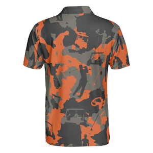 Vente en gros Polo homme personnalisé à manches courtes respirant léger Polo de golf homme décontracté sublimation impression Polo - Product Image 3