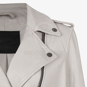 Chaqueta de cuero ligera para mujer, chaqueta de cuero fácil de usar para mujer, chaqueta de cuero cómoda para mujer - Product Image 5