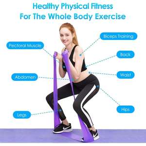 SET de 4 bandas elásticas de resistencia para entrenamiento multifuncional - Product Image 3