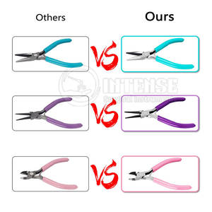 Alicates de joyería MOQ bajo para la venta Material de acero al carbono Último diseño Alicates de joyería personalizados hechos en Pakistán - Product Image 2