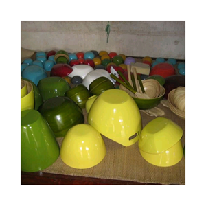 Cuenco de bambú hecho de material orgánico de bambú de Vietnam perfecto para servir comida, catering y Decoración de mesa - Product Image 5