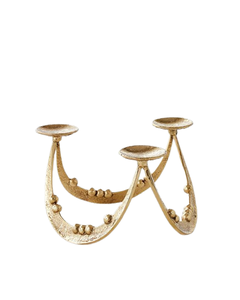 เชิงเทียนโลหะรูปตัวทีแบบหรูหราสำหรับตกแต่งห้องนั่งเล่นระเบียงบ้านและสวนตกแต่งเชิงเทียน - Product Image 2