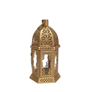 ที่ตั้งเทียนโลหะขนาดเล็กของโมร็อกโกพร้อมดีไซน์แบบคัตเอาท์ที่กำหนดเองโคมไฟไม้และขวดโหลสำหรับงานแต่งงานและคริสต์มาส - Product Image 5