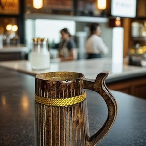 Tasse en bois traditionnelle de qualité supérieure Verres naturels légers et durables pour un usage quotidien Disponible au prix d'exportation - Product Image 4