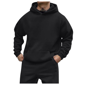 Sudadera con Capucha de Algodón Grueso y Terciopelo para Hombre, Servicio OEM, Sudadera con Capucha de Forro Polar para Mujer - Product Image 2