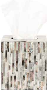 Caja de pañuelos de servilleta duradera de diseño moderno más vendida, regalo sostenible con incrustaciones de hueso, tendencia de mesa a un precio razonable - Product Image 5