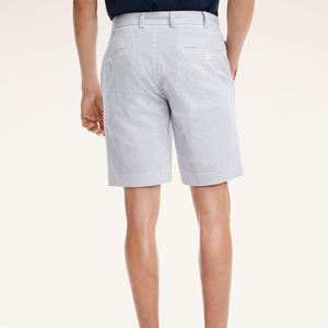 Wholesale <b>Slim</b> <b>Fit</b> Plus Size <b>Men's</b> Gym <b>Shorts</b> Customized Multi-Color Stripe Design Canvas Cotton Streetwear Waist Workout Pocket - Product Image 2