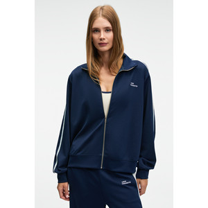 Veste à col haut zippée en métal avec broderie et détails latéraux pour femme GRIMELANGE ZINNIE - Product Image 1