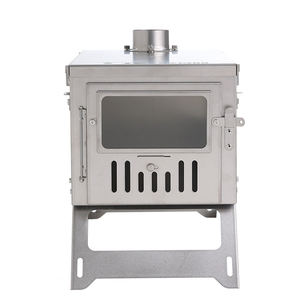 Poêle à <span class=keywords><strong>bois</strong></span> en titane de haute qualité pour camping <span class=keywords><strong>Bushcraft</strong></span> et réchaud de tente en titane ultraléger pour sac à dos - Product Image 2