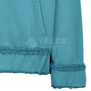 Nouveau design de survêtement en coton délavé à l'acide survêtement en polyester respirant et anti-boulochage pour femmes - Product Image 6