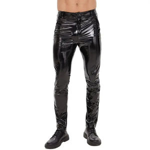 กางเกงหนังมอเตอร์ไซค์ผู้ชายแบบใหม่สั่งทำพิเศษ กางเกงขี่มอเตอร์ไซค์ รับผลิตแบบ OEM คุณภาพสูง - Product Image 2