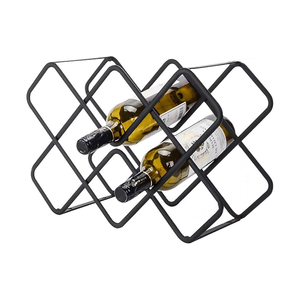 Estante de Metal para Botellas de Vino en Forma de Estrella, Mesa de Escritorio, Accesorios Decorativos, Soporte de Metal para Botellas de Vino - Product Image 4