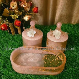 Ensemble de pots en résine écologiques faits à la main avec boucle, compatibles lave-vaisselle, pour la conservation de la fraîcheur des fruits secs, usage polyvalent, design mignon - Product Image 3