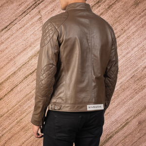 Veste en cuir véritable pour hommes à la mode Offre Spéciale veste à glissière design de mode pour hommes disponible au prix de gros - Product Image 3
