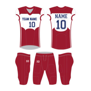 Ensemble d'uniformes de football américain personnalisés en gros, sublimation ou twill, maillot et pantalon d'équipe OEM pour hommes, vêtements de sport pour jeunes - Product Image 6