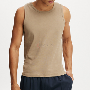 Camiseta sin mangas deportiva con logotipo personalizado para hombre, camiseta sólida sin mangas para baloncesto, correr, entrenamiento, Fitness, gimnasio, chaleco - Product Image 1