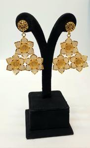 ชุดเครื่องประดับชั้นดีสุดพิเศษสำหรับผู้หญิงของคอลเลคชั่นแอฟริกัน24KT ทับทิมชุบทองดีไซน์ใหม่ทันสมัยสำหรับงานแต่งงานครบรอบแต่งงาน - Product Image 4