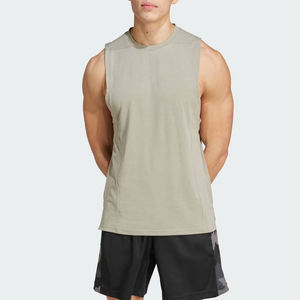 Calidad Premium Precio bajo Hombres Fitness Singlets Verano Hombres Culturismo Sin mangas Tank Tops Entrenamiento Fitness Chaleco Hombres - Product Image 1