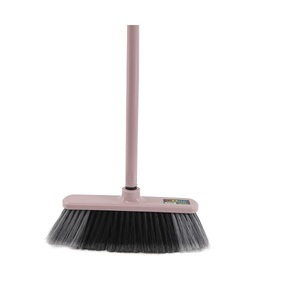 Ensemble balai et pelle à poussière en plastique avec manche durable de 120 cm, balai classique pour la maison - Product Image 2