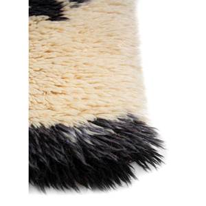 Alfombra de Lana Zuri Ivory, Tejida a Mano, Modelo Paem-670, Diseño Abstracto, para Sala de Estar, Entrada, Pasillo, Rectangular, Tipo Rompecabezas, para Adolescentes - Product Image 4
