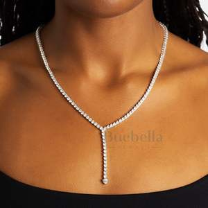 Hot Sale 5mm Heartcut Flooded Tennis <b>Chain</b> 925 Silver & 18k White Gold Plated Moissanite Pass Diamond Tester Jewelry - Product Image 1