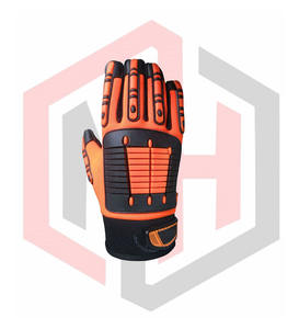 Venta al por mayor MH EXPORT IMPORT Kong Construcción Trabajo Seguridad Anti-Impacto Guantes Cuero Sintético 11 oz Guantes de Espesor - Product Image 2