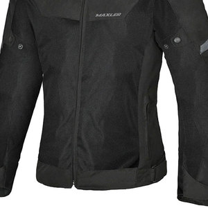 CE-Certified <b>Summer</b> Black Motorcycle <b>Jacket</b> with Breathable Mesh Panels and Impact Protection for <b>Men</b> and Women Riders - Product Image 4