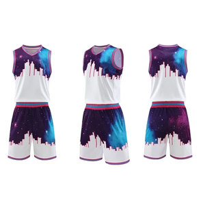 Conjunto de uniformes de baloncesto de secado rápido de alta calidad OEM al por mayor ropa deportiva de poliéster Bsci talla XS transpirable de alta calidad - Product Image 5