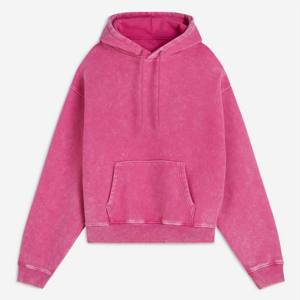 Basiques nouveau Style hommes sweats à capuche lavage à l'acide plaine couleur unie blanc grande taille poids lourd thermique hommes à capuche lavage à l'acide sweats à capuche - Product Image 1