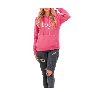 Comprar al por mayor transpirable mujeres sudaderas con capucha último estilo de color sólido mujeres sudaderas con capucha personalizadas mujeres Streetwear sudaderas con capucha - Product Image 1