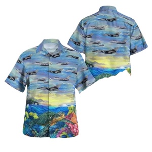 <b>Men's</b> Custom Graphic <b>Hawaiian</b> Beach <b>Shirt</b> Short Sleeve Floral Summer Tops Blouse Made From Twill Fabric - Product Image 1