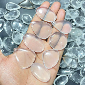 คริสตัลควอตซ์ใสธรรมชาติเกรด AAA อัญมณีหลวมสำหรับการรักษาตกแต่งบ้านและทำเครื่องประดับ - Product Image 2