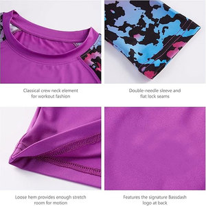 Women Long Sleeve High Quality Custom Logo Polyester Cotton T-Shirt Customized Women Workout T-Shirt <b>Tops</b> Best Quality - Product Image 5