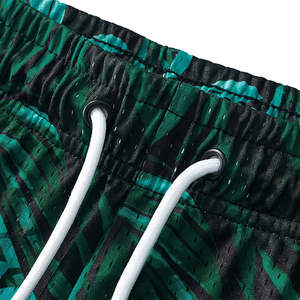 Shorts de sport décontractés pour hommes, vente chaude, motif uni, respirant, séchage rapide, poches, service OEM, polyester/coton, vêtements de sport - Product Image 2