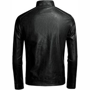 Nouveau 2025 vente chaude meilleure qualité hommes haute qualité Design de mode veste en cuir - Product Image 6